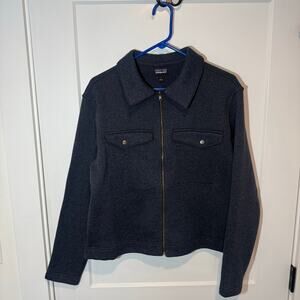 Patagonia Women's Better Sweater Zippered Fleece Chore Jacket. Casual, Preppy. L